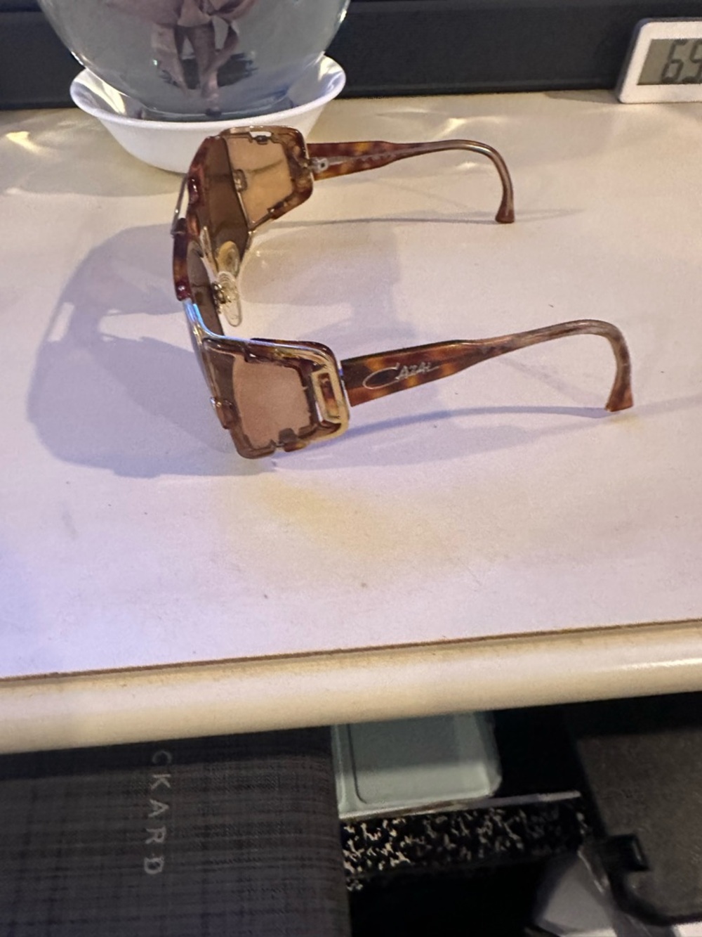 Brown Tortoiseshell mens Sunglasses - Fashion Square Frame
